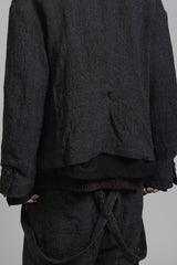 LINEN WOOL LAYERD JACKET