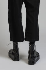 COTTON TWILL DROP CROTCH PANTS