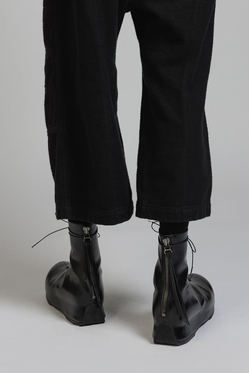 COTTON TWILL DROP CROTCH PANTS