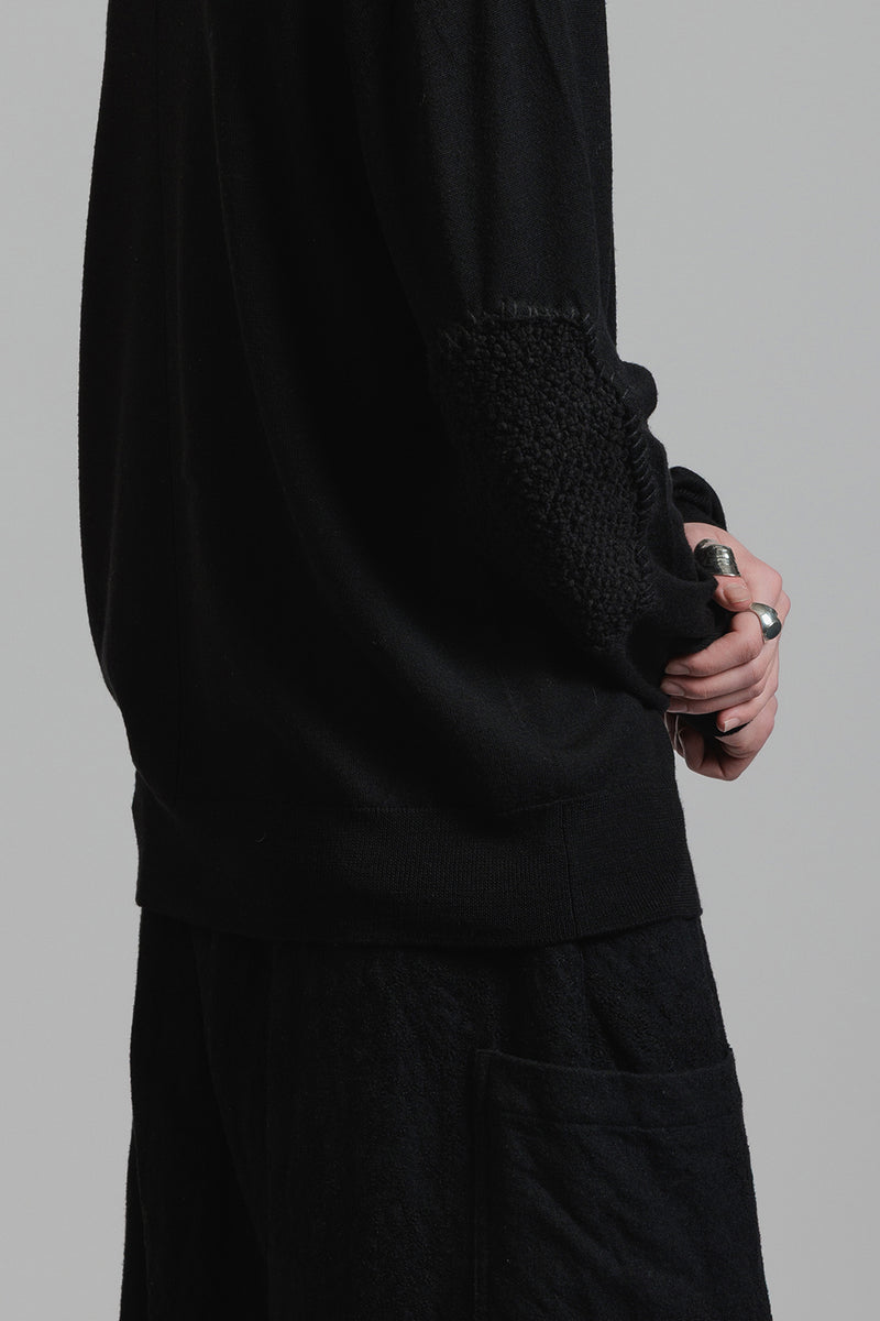 ELBOW PATCH HIGH GAUGE KNIT