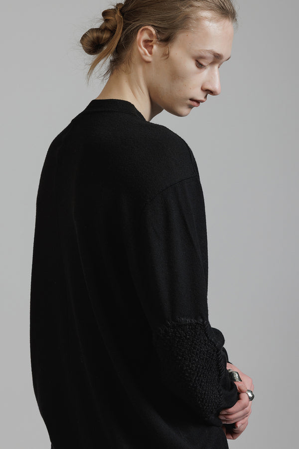 ELBOW PATCH HIGH GAUGE KNIT