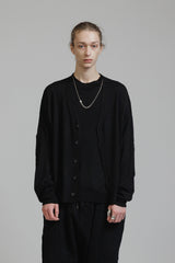 ELBOW PATCH HIGH GAUGE CARDIGAN