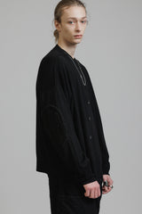 ELBOW PATCH HIGH GAUGE CARDIGAN