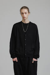 ELBOW PATCH HIGH GAUGE CARDIGAN