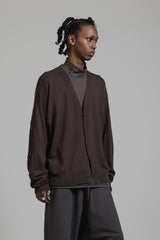 ELBOW PATCH HIGH GAUGE CARDIGAN