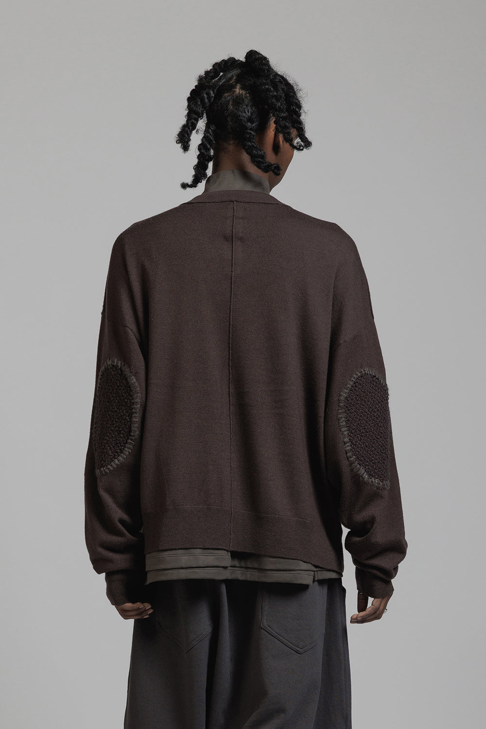 ELBOW PATCH HIGH GAUGE CARDIGAN – Lift Daikanyama