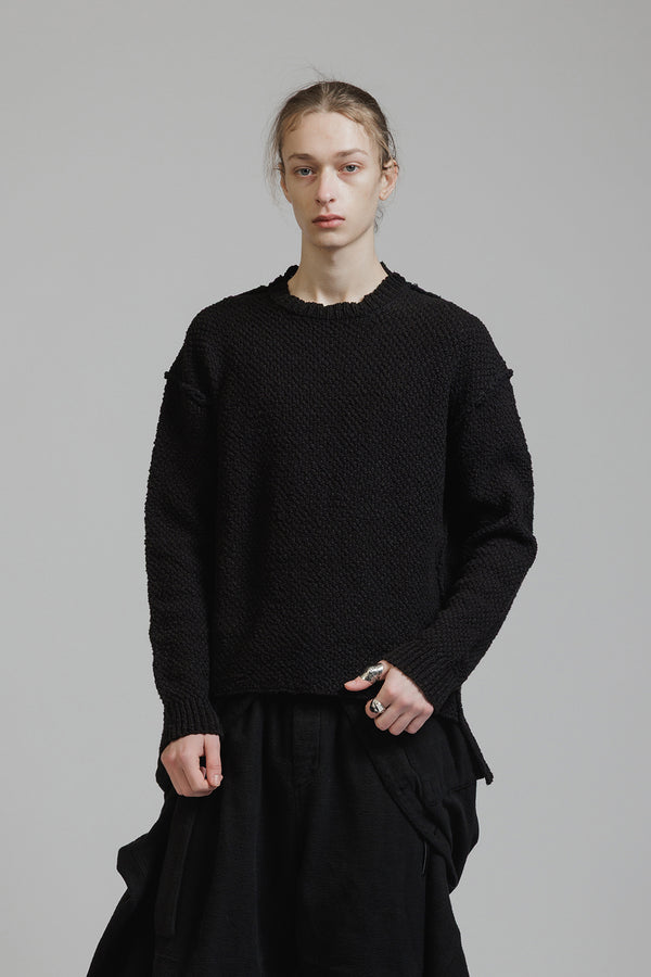 SLUB YARN PULL OVER