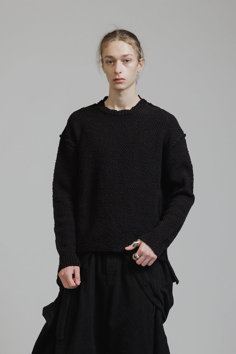 SLUB YARN PULL OVER
