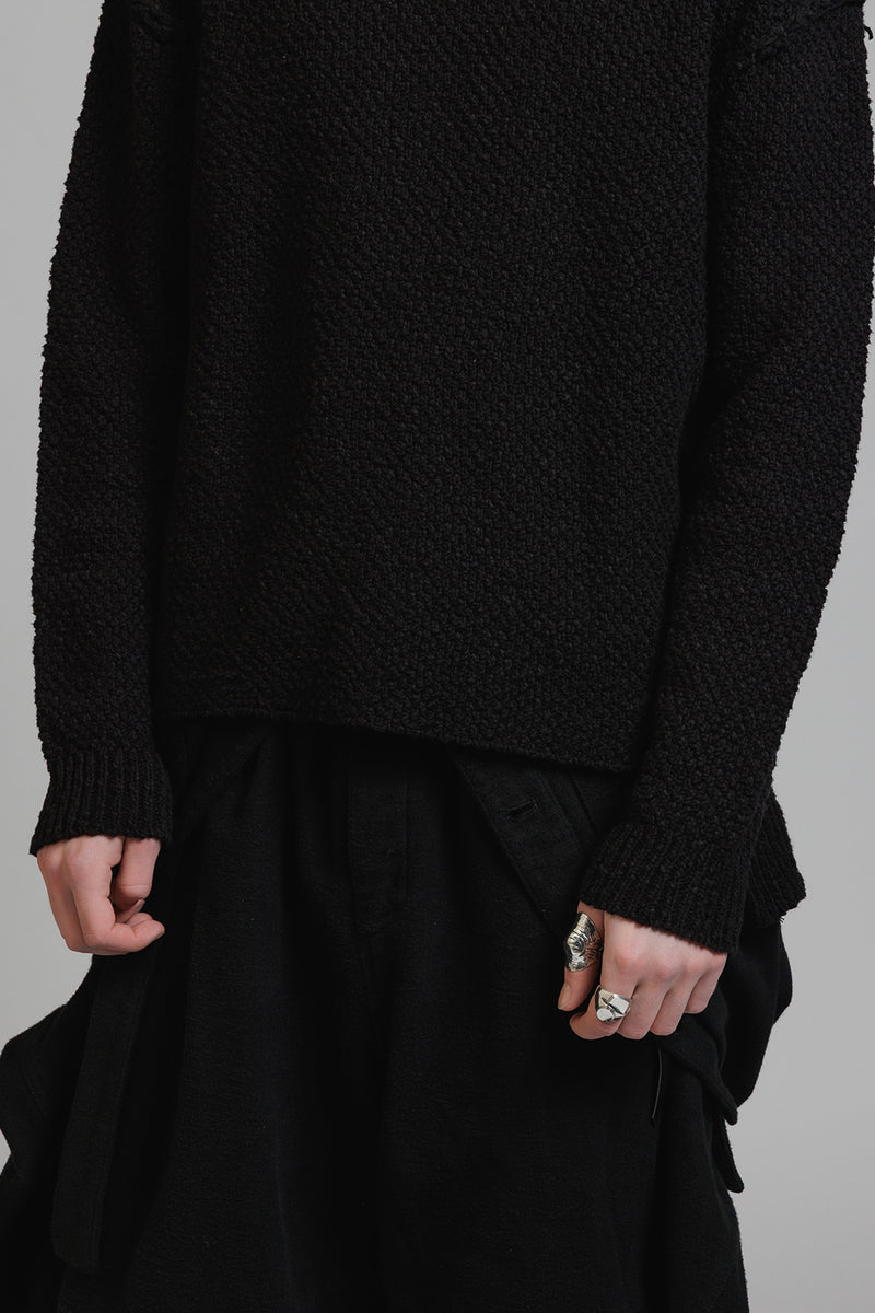 SLUB YARN PULL OVER