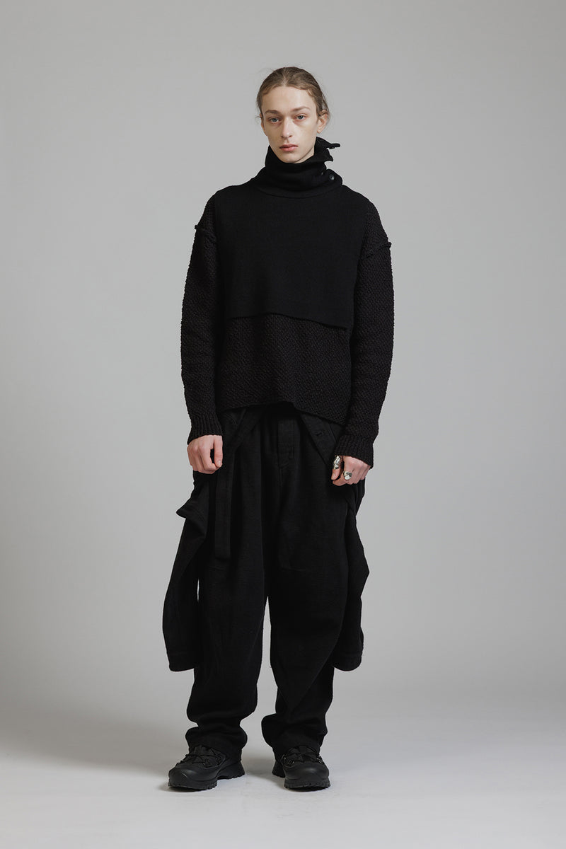 SLUB YARN PULL OVER