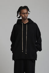 COTTON WOOL SWEAT PARKA