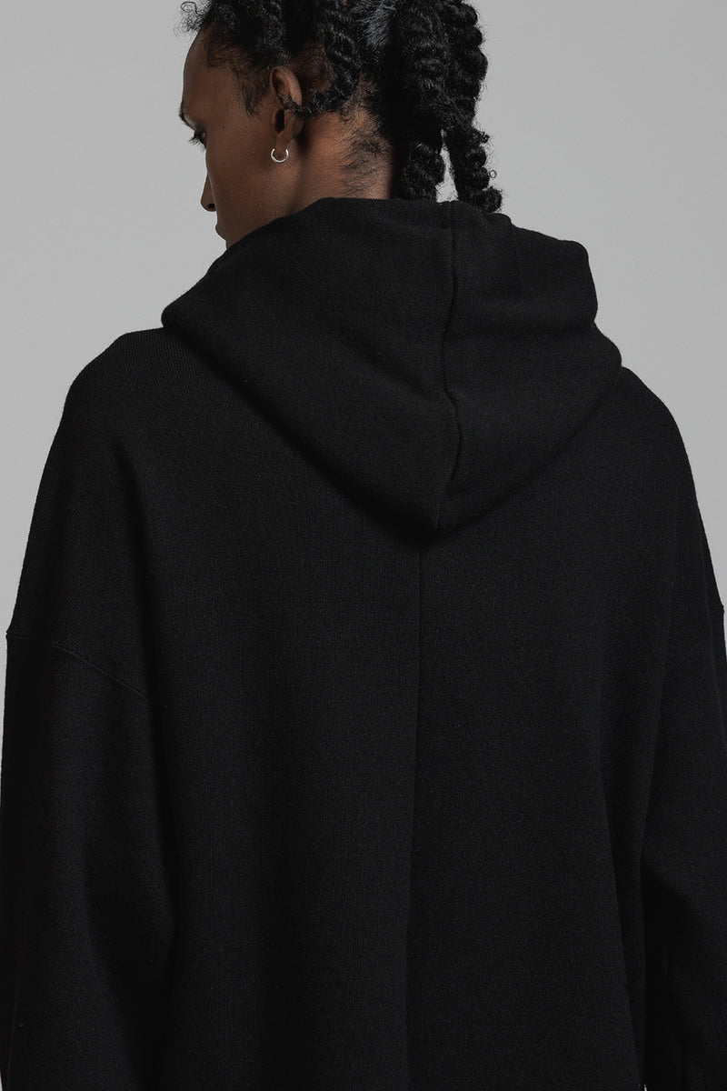 COTTON WOOL SWEAT PARKA