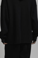 COTTON WOOL SWEAT PARKA