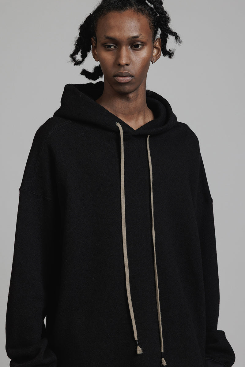 COTTON WOOL SWEAT PARKA