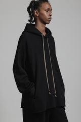 COTTON WOOL SWEAT PARKA