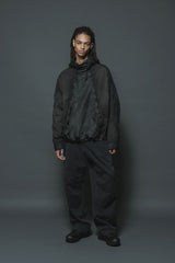 COTTON TENCEL TACTICAL WIDE TROUSERS