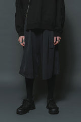 COTTON TENCEL TACTICAL WIDE SHORTS