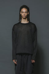 LINEN PULLOVER SWEATER