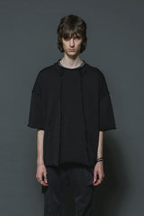 LOW GAUGE JERSEY T-SHIRTS - BLACK