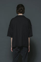 LOW GAUGE JERSEY T-SHIRTS - BLACK