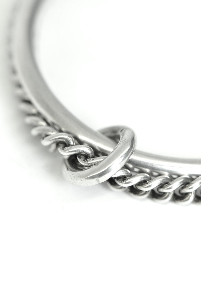 VOKKO IRREGULAR BANGLE WITH CHAIN