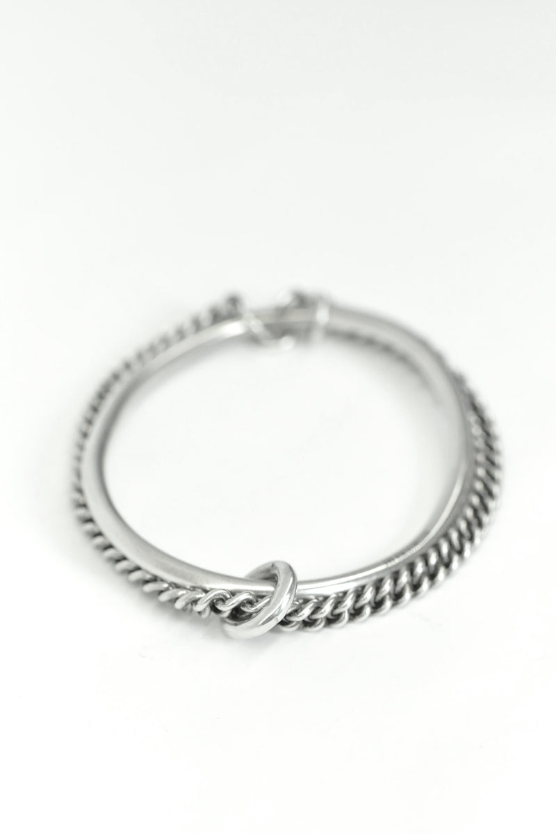 VOKKO IRREGULAR BANGLE WITH CHAIN