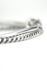 VOKKO IRREGULAR BANGLE WITH CHAIN