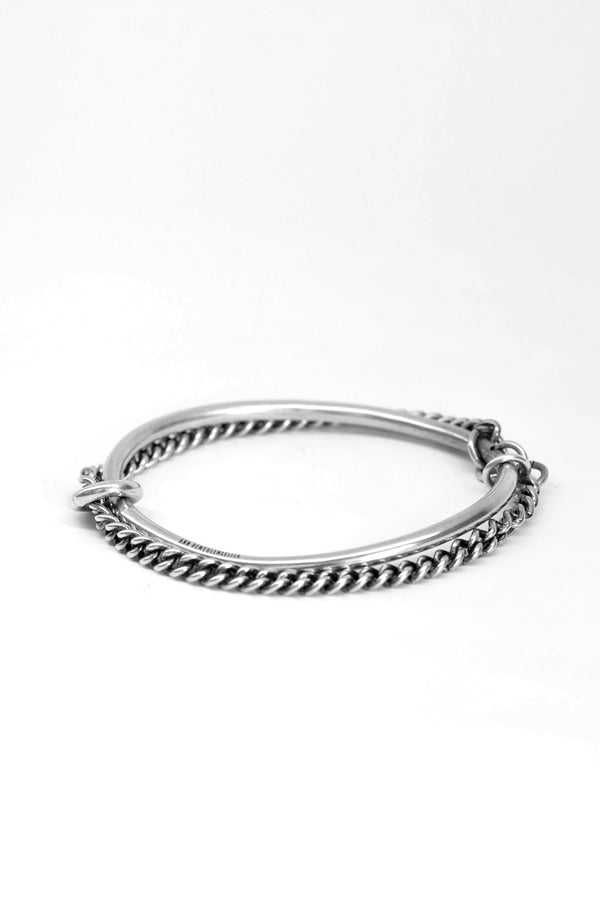VOKKO IRREGULAR BANGLE WITH CHAIN