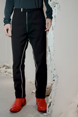 OBJECT DYED SELF-EDGE TAILORED CLASSIC TROUSERS