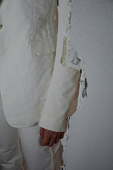 OBJECT DYED VISIBLE 1 BUTTON JACKET