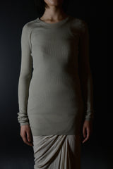 RIBBED ROUND NECK KNIT